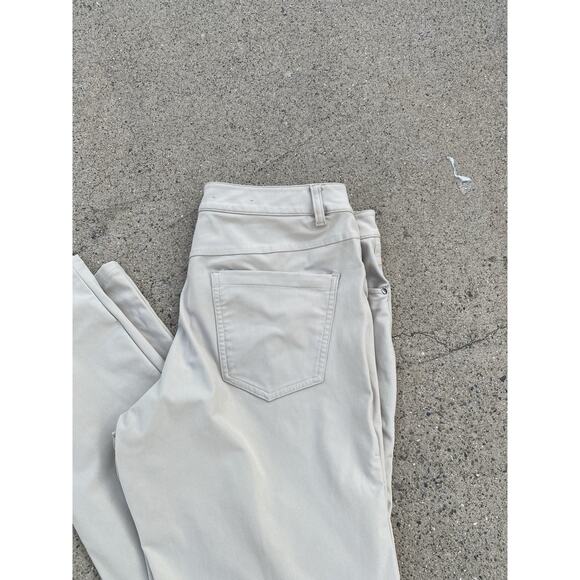 Lululemon ABC 5 Pocket Warpstreme Pants Size Large Khaki - Picture 4 of 10